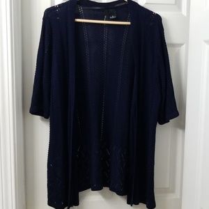 Lightweight navy cardigan
